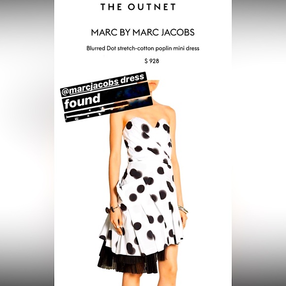 MARC BY MARC JACOBS Blurred Dot stretch-cotton poplin mini dress - Picture 4 of 5